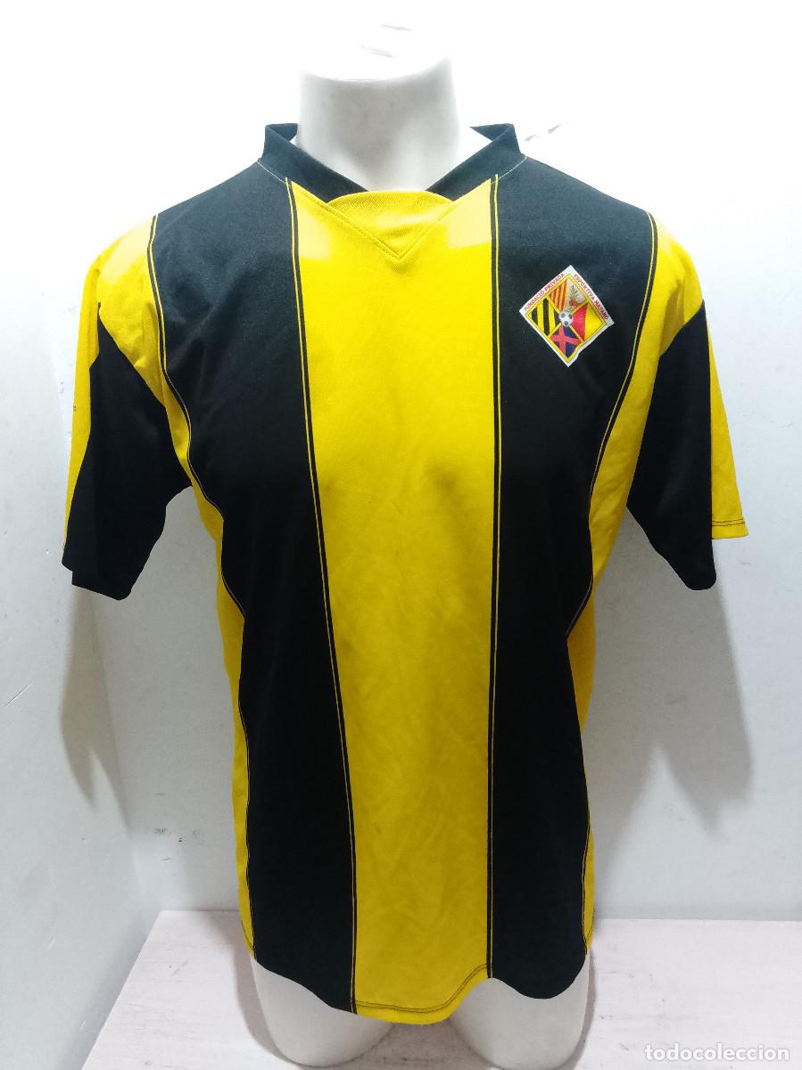 Coleccionismo deportivo: Fundaci&oacute; Privada Esportiva Mataro camiseta futbol catalunya match worn L 59cts