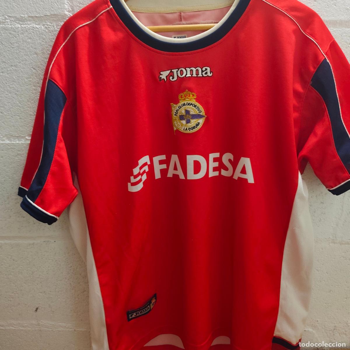 Coleccionismo deportivo: Camiseta Deportivo La Coru&ntilde;a Joma XL 02/03