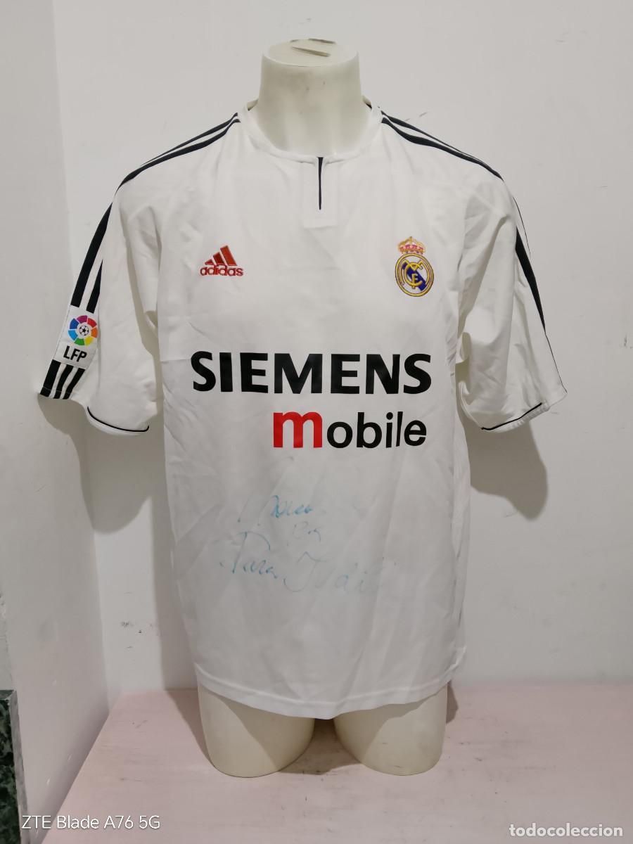 Coleccionismo deportivo: Ronaldo Real Madrid signed Player camiseta futbol football shirt xl 64cts