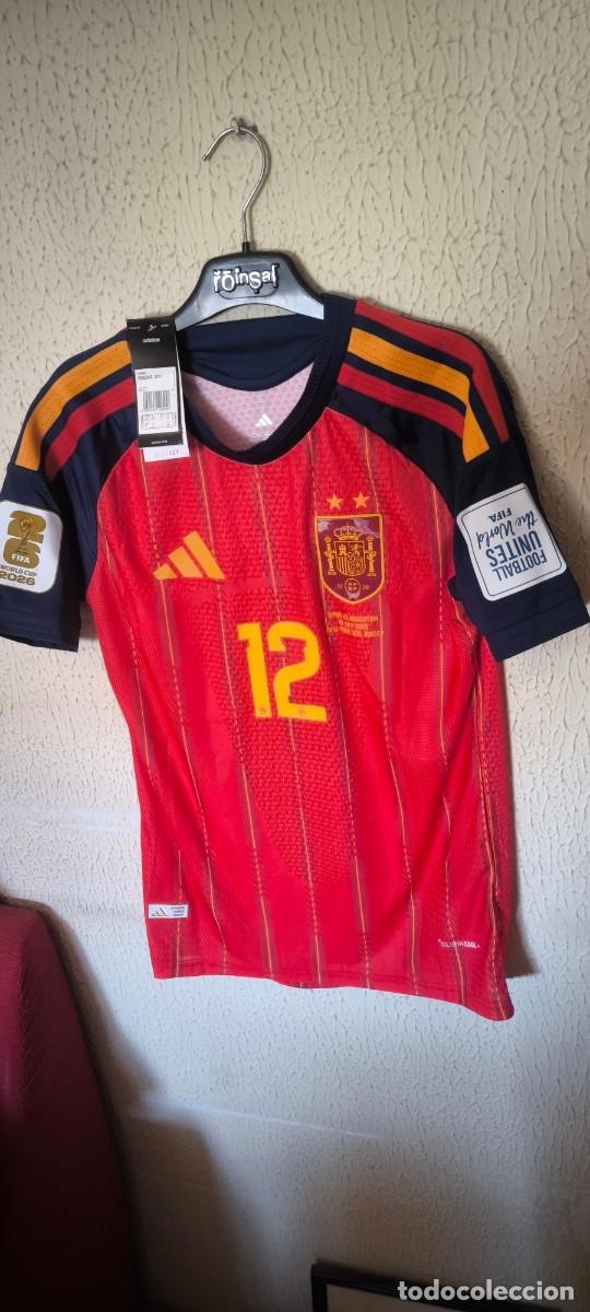 Coleccionismo deportivo: (LEER ANUNCIO) | Camiseta de Futbol | Talla S | Seleccion Espa&ntilde;a player 12 Pedro Porro (leer estado)