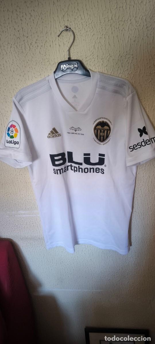 Coleccionismo deportivo: Original | Camiseta de Futbol Football Shirt | Talla S | Valencia CF centenario - final Copa del Rey