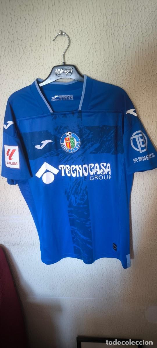 Coleccionismo deportivo: Original | Camiseta Futbol Football | Talla M | Getafe CF 4 Gaston Alvarez match worn vs Villarreal