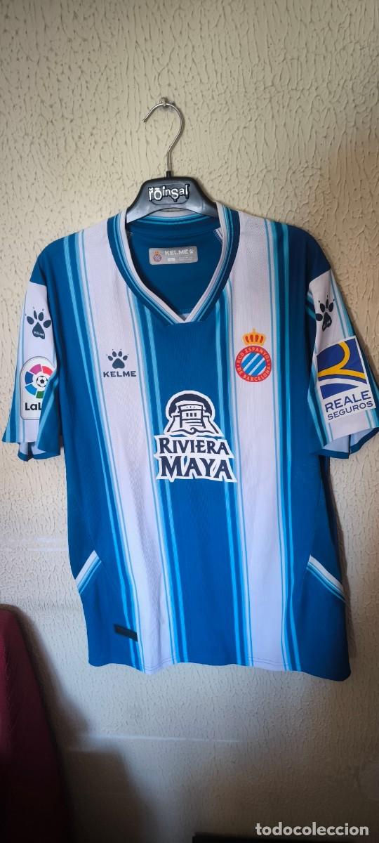 Coleccionismo deportivo: Original | Camiseta Futbol Shirt | Talla L | RCD Espanyol 12 Vini Souza match worn vs Villarreal