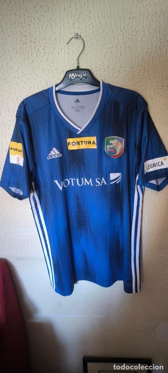 Coleccionismo deportivo: Original | Camiseta Futbol | Talla L | Miedz Legnica (Polonia) 22 Joan Angel Roman Goku - match worn