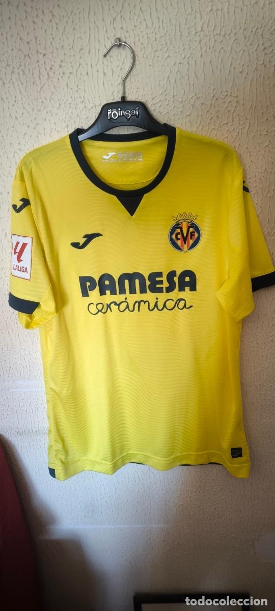 Coleccionismo deportivo: Original | Camiseta Futbol | Talla XL | Villarreal CF 5 Jorge Cuenca match worn vs Real Sociedad