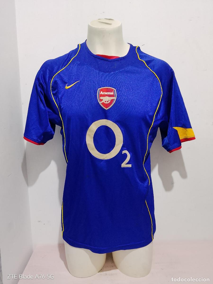 Coleccionismo deportivo: Arsenal fc camiseta futbol football shirt equ L 58cts replic