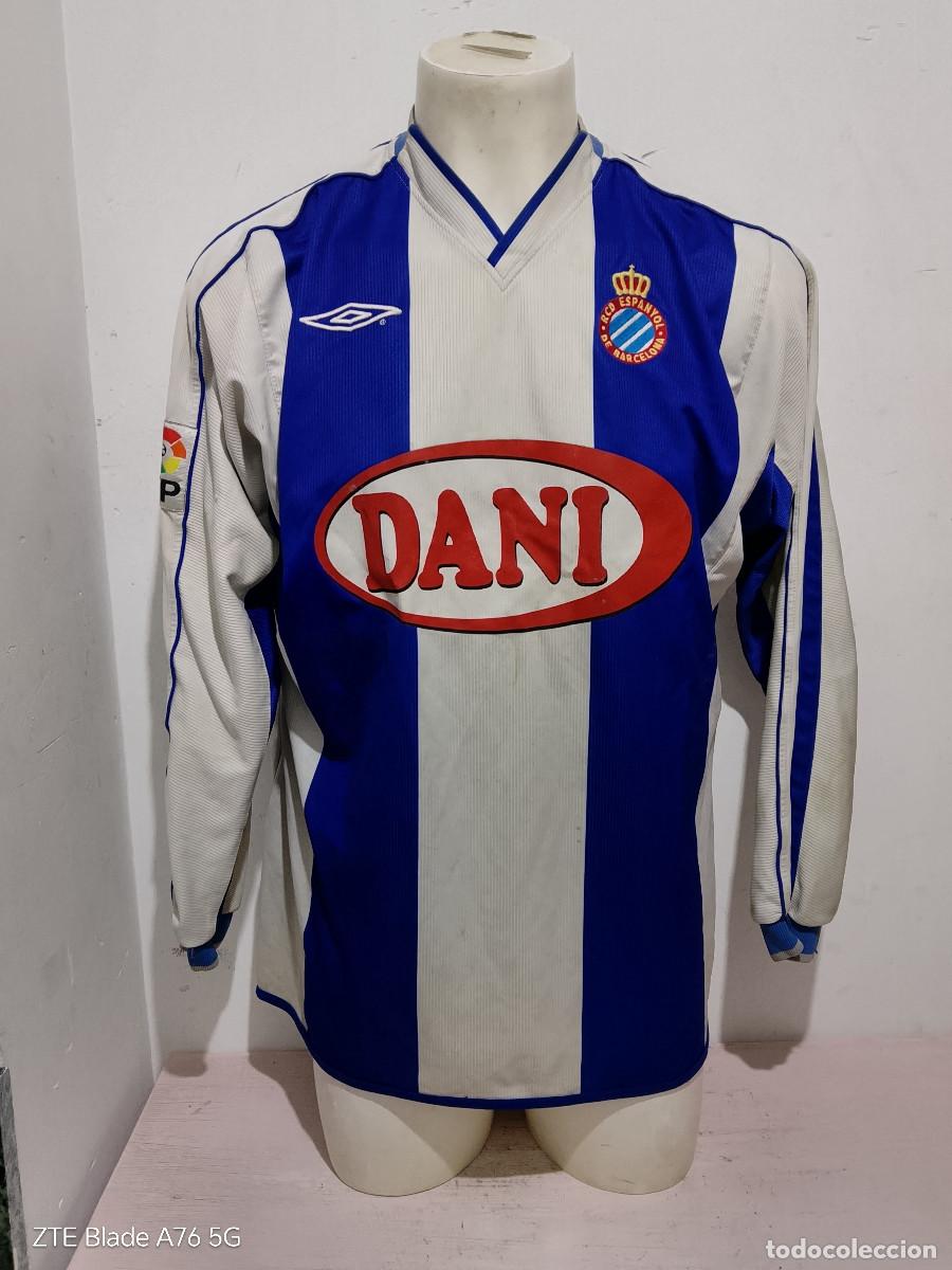 Coleccionismo deportivo: RCD Espanyol match worn camiseta futbol football shirt xxl 65cts