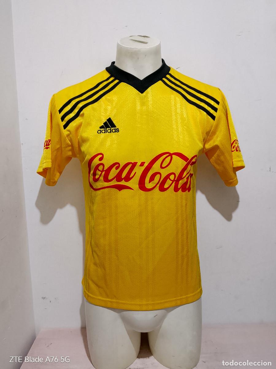 Coleccionismo deportivo: Coca Cola vintage camiseta deporte adidas s 54cts