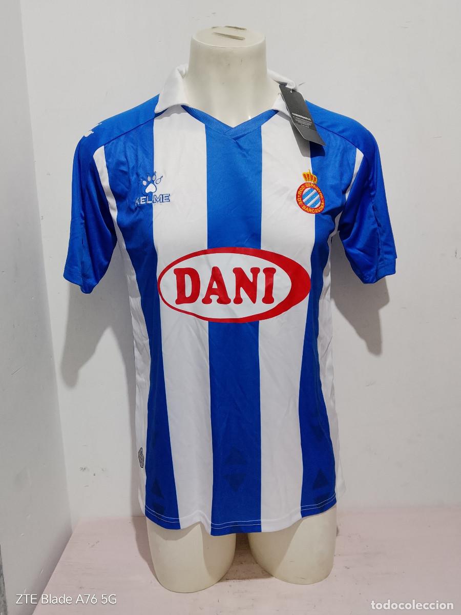 Coleccionismo deportivo: RCD Espanyol camiseta futbol football shirt M 54cts