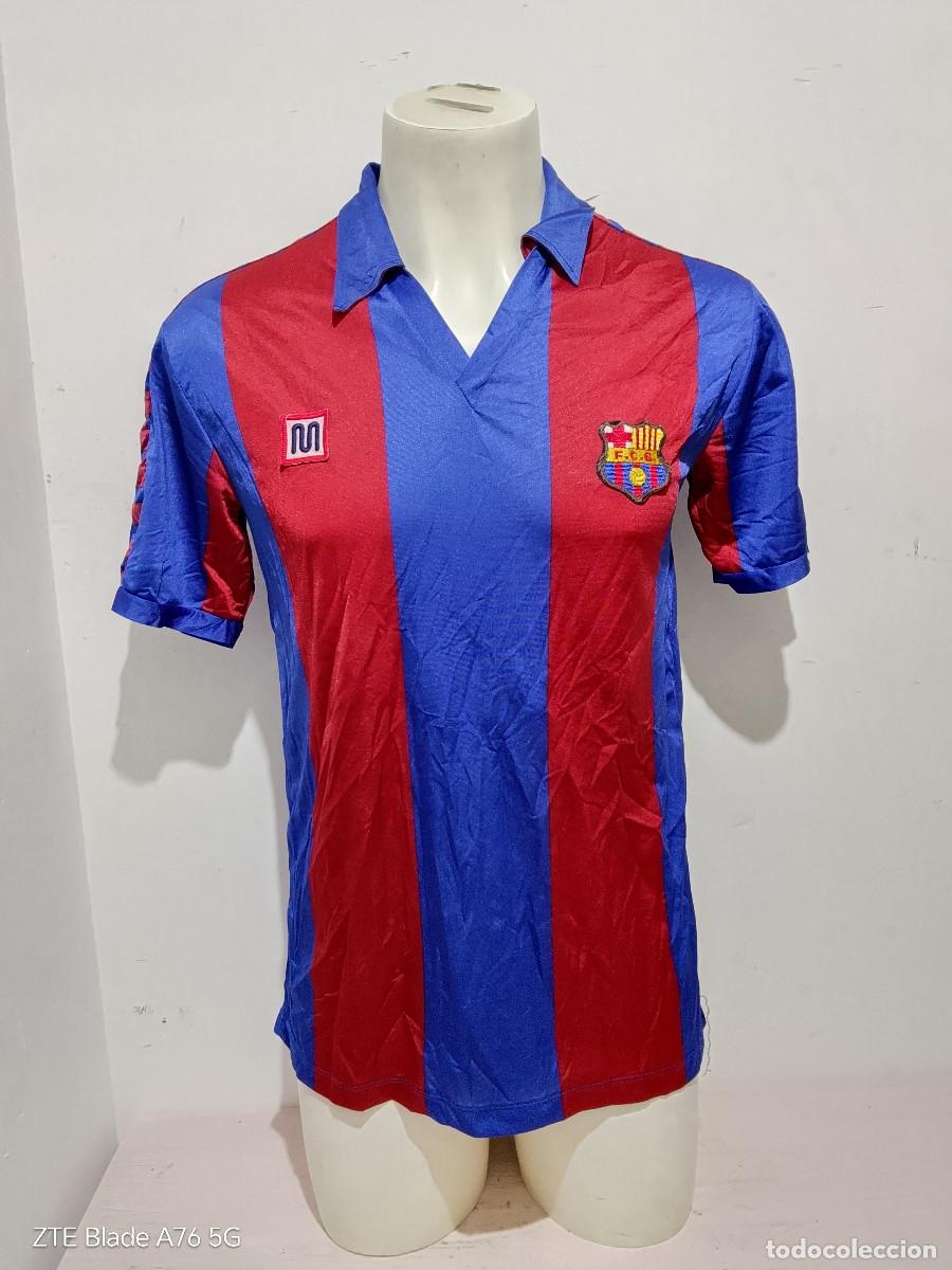 Coleccionismo deportivo: FC Barcelona 1990 Original vintage meyba camiseta futbol football shirt L 54cts
