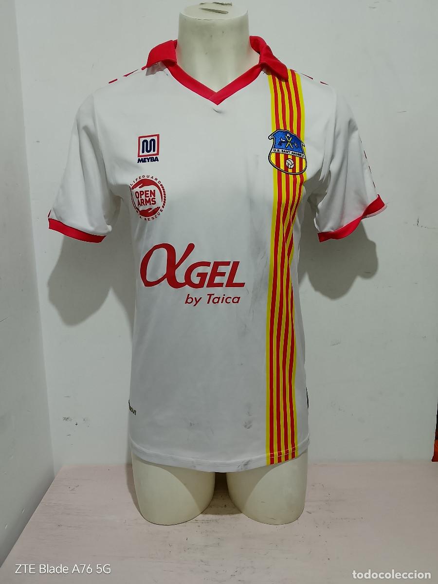 Coleccionismo deportivo: UE Sant Andreu Meyba camiseta futbol football shirt M 56cts catalunya