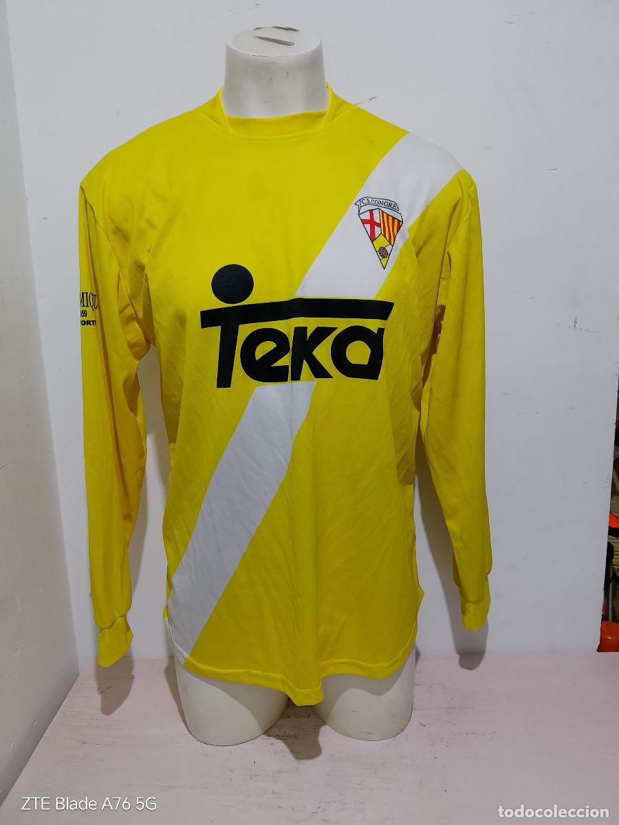 Coleccionismo deportivo: CE Congres barcelona camiseta futbol catalunya teka madrid L