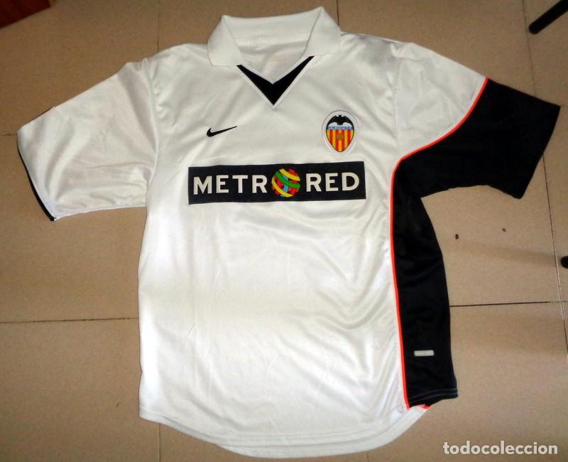 Coleccionismo deportivo: CAMISETA SHIRT F&Uacute;TBOL FOOTBALL VALENCIA CF TEMPORADA 2001-2002 01/02 NIKE METRORED. CAMPEON LIGA