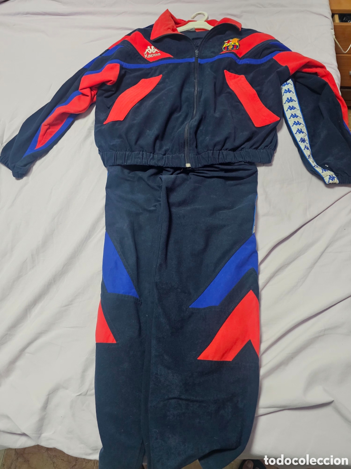 Coleccionismo deportivo: Ch&aacute;ndal Vintage FC Barcelona 1992/95 Kappa XXL Oficial