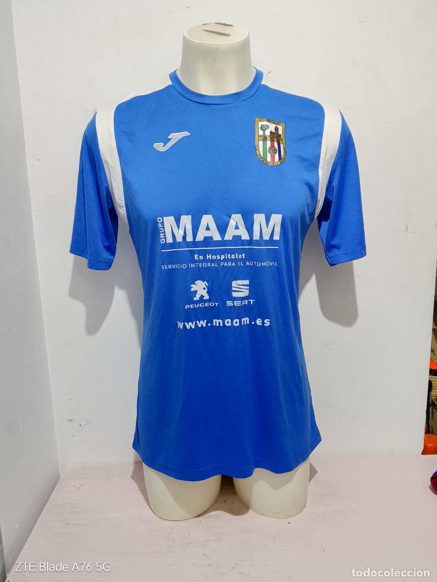 Coleccionismo deportivo: Unificacion Bellvitge Hospitalet camiseta futbol barcelona L 56cs