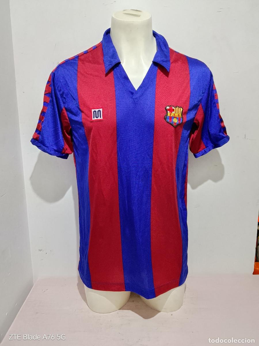 Coleccionismo deportivo: MEYBA FC Barcelona XL perfect condition Football shirt camiseta futbol 56cts DIFFICULT TO FIND