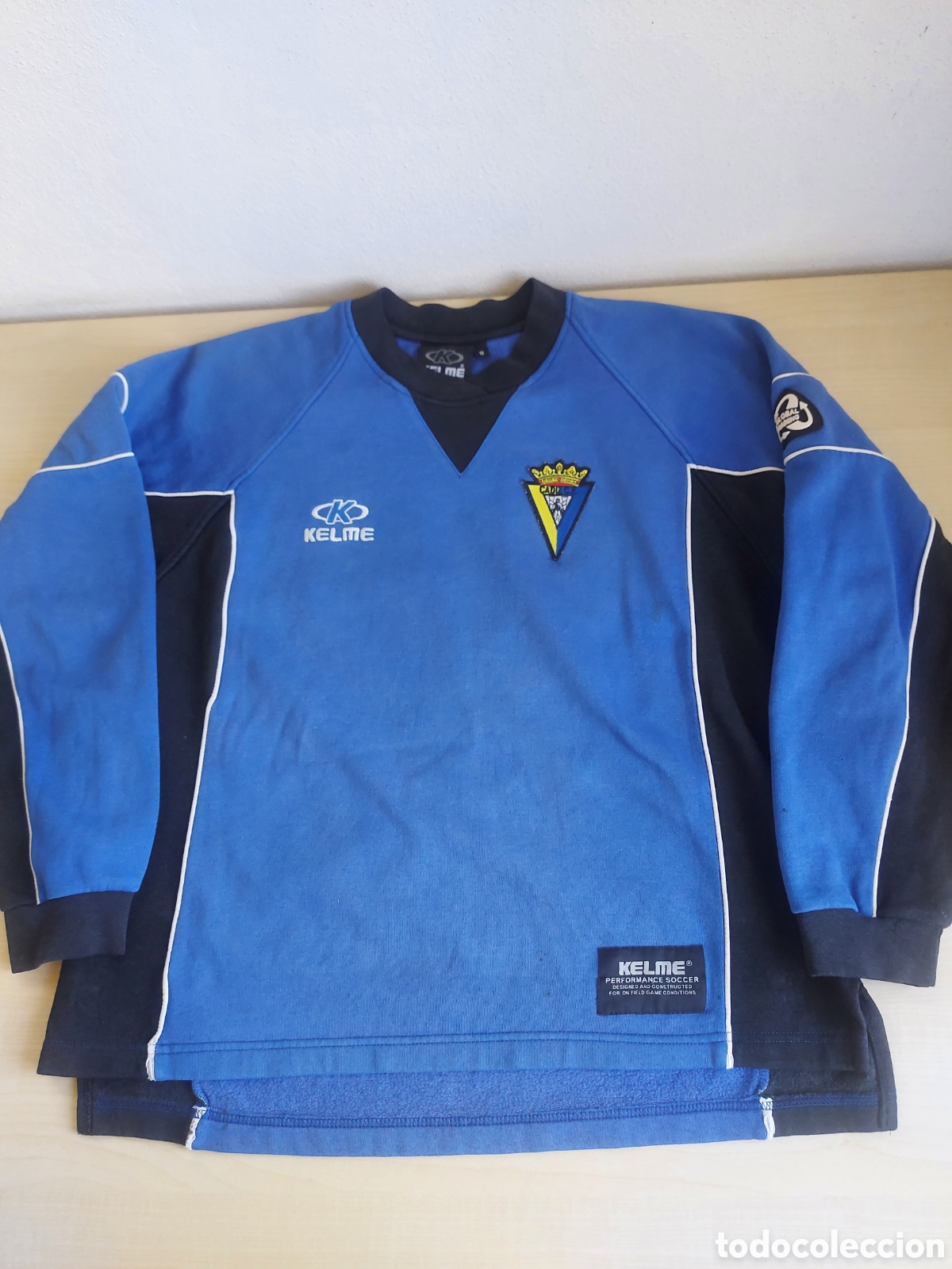 Coleccionismo deportivo: C&aacute;diz CF Kelme Sudadera Entrenamiento Vintage 1998 aproximadamente
