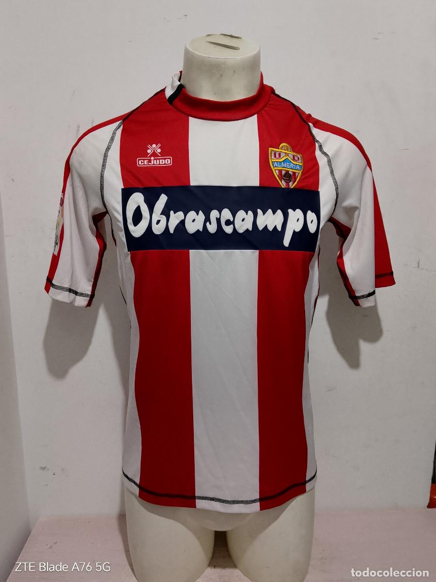 Coleccionismo deportivo: UD Almeria Bermudo match worn camiseta futbol football shirt for player 52cts M-L