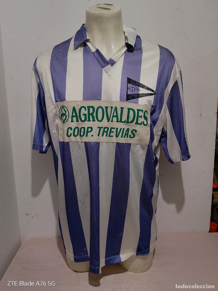 Coleccionismo deportivo: CD Treviense 1980 camiseta futbol Asturias football shirt vintage match worn XL
