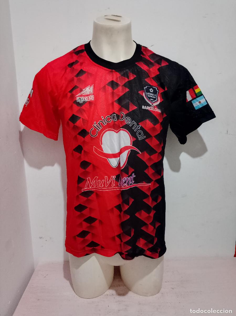Coleccionismo deportivo: Latinos fc Barcelona camiseta futbol football shirt 56cts M