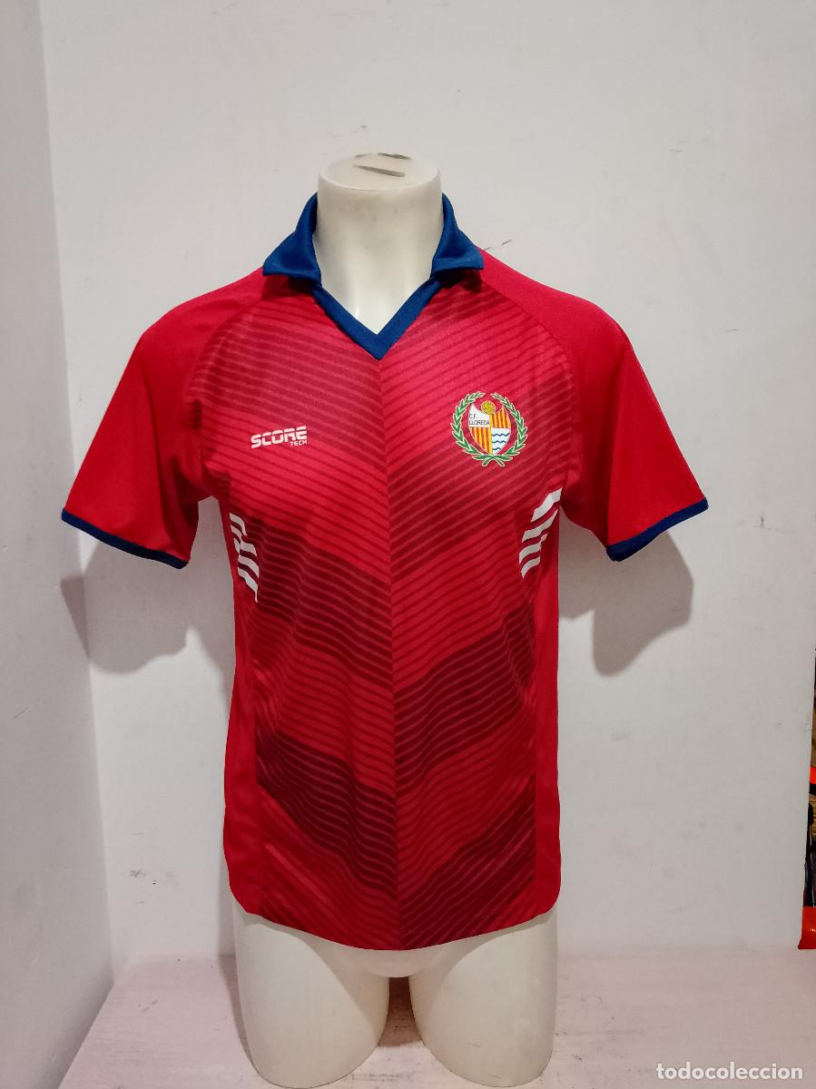 Coleccionismo deportivo: CF Lloreda Badalona camiseta futbol football shirt L 59cts catalunya