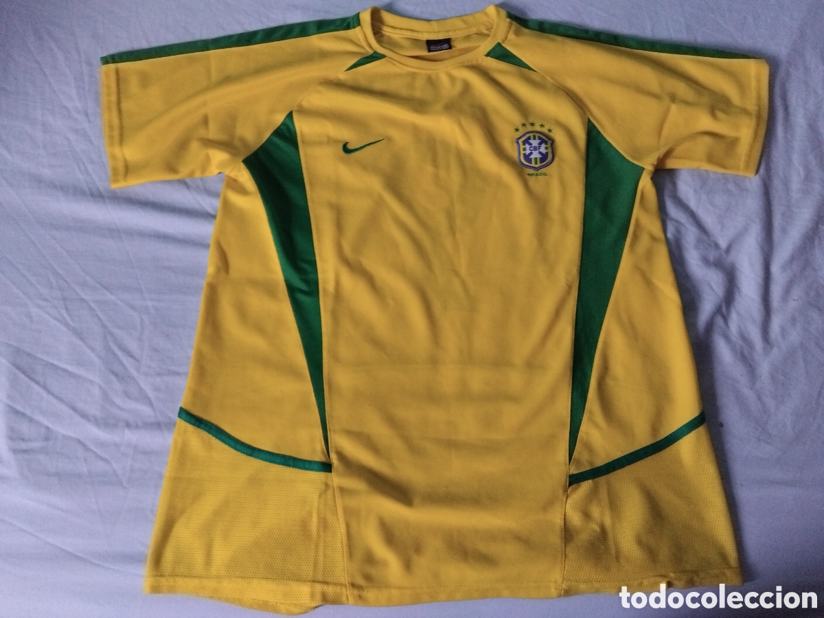 Coleccionismo deportivo: Camiseta Brasil Ronaldo 2002 talla L