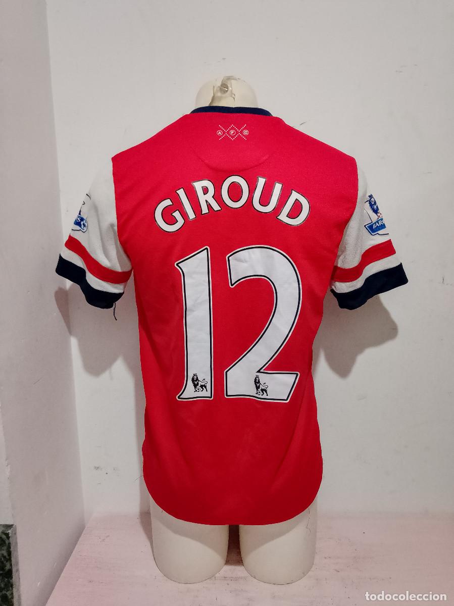 Coleccionismo deportivo: Giroud Arsenal fc football shirt camiseta futbol france player m 56cts