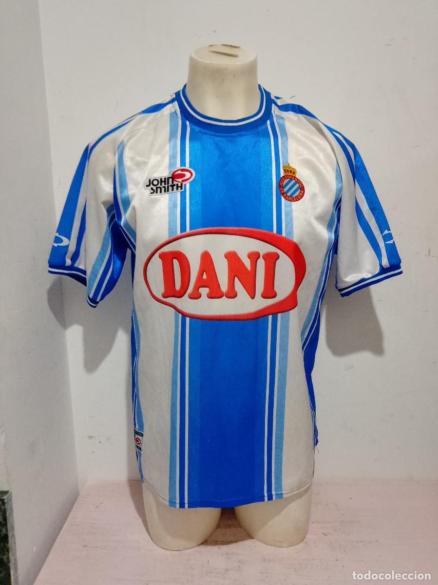 Coleccionismo deportivo: RCD Espanyol match worn jugador player football shirt camiseta futbol L 60cts