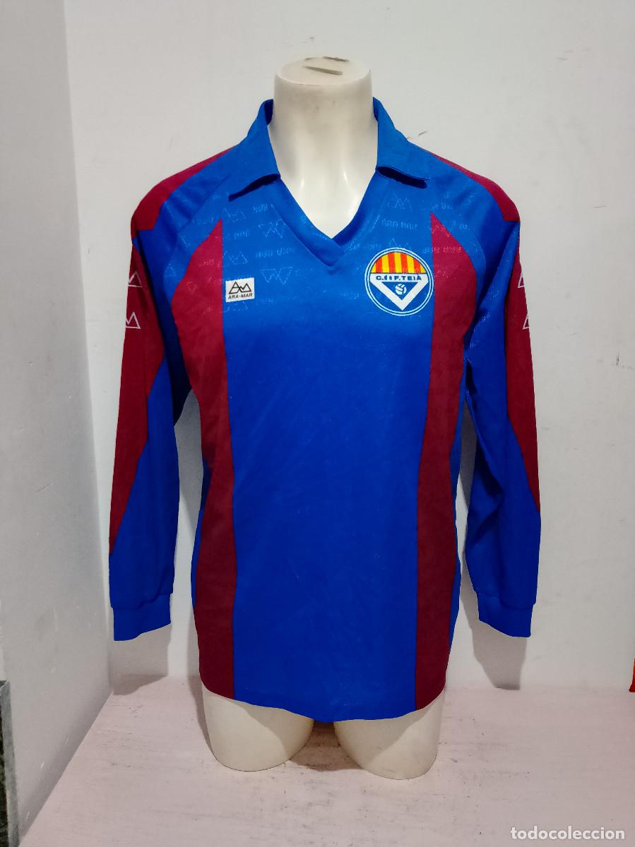 Coleccionismo deportivo: CF Teia vintage catalunya camiseta futbol football shirt xl