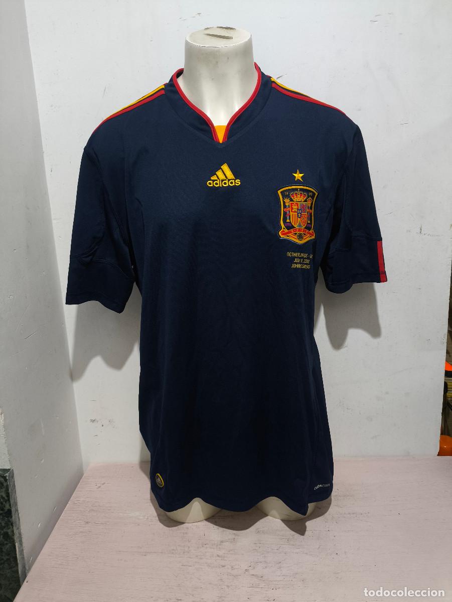 Coleccionismo deportivo: Espa&ntilde;a Final Mundial Sudafrica camiseta futbol football shirt seleccion xxl spain 65c