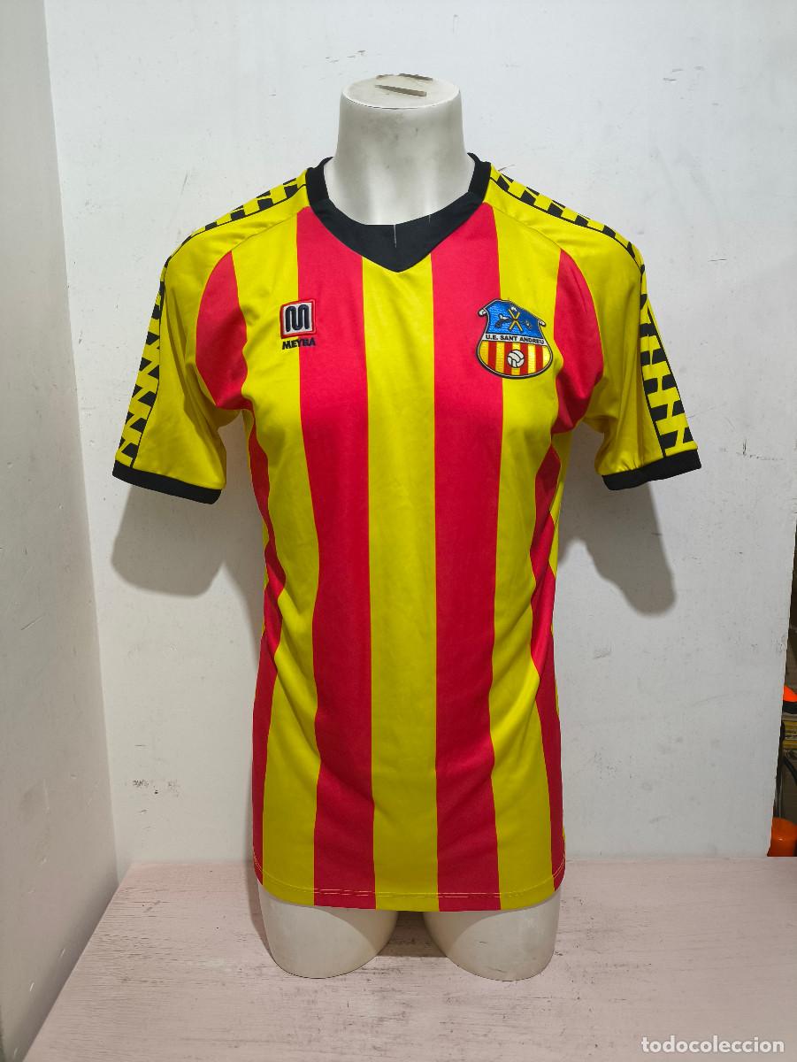 Coleccionismo deportivo: UE Sant Andreu match worn catalunya meyba camiseta futbol football shirt M 57cts tara