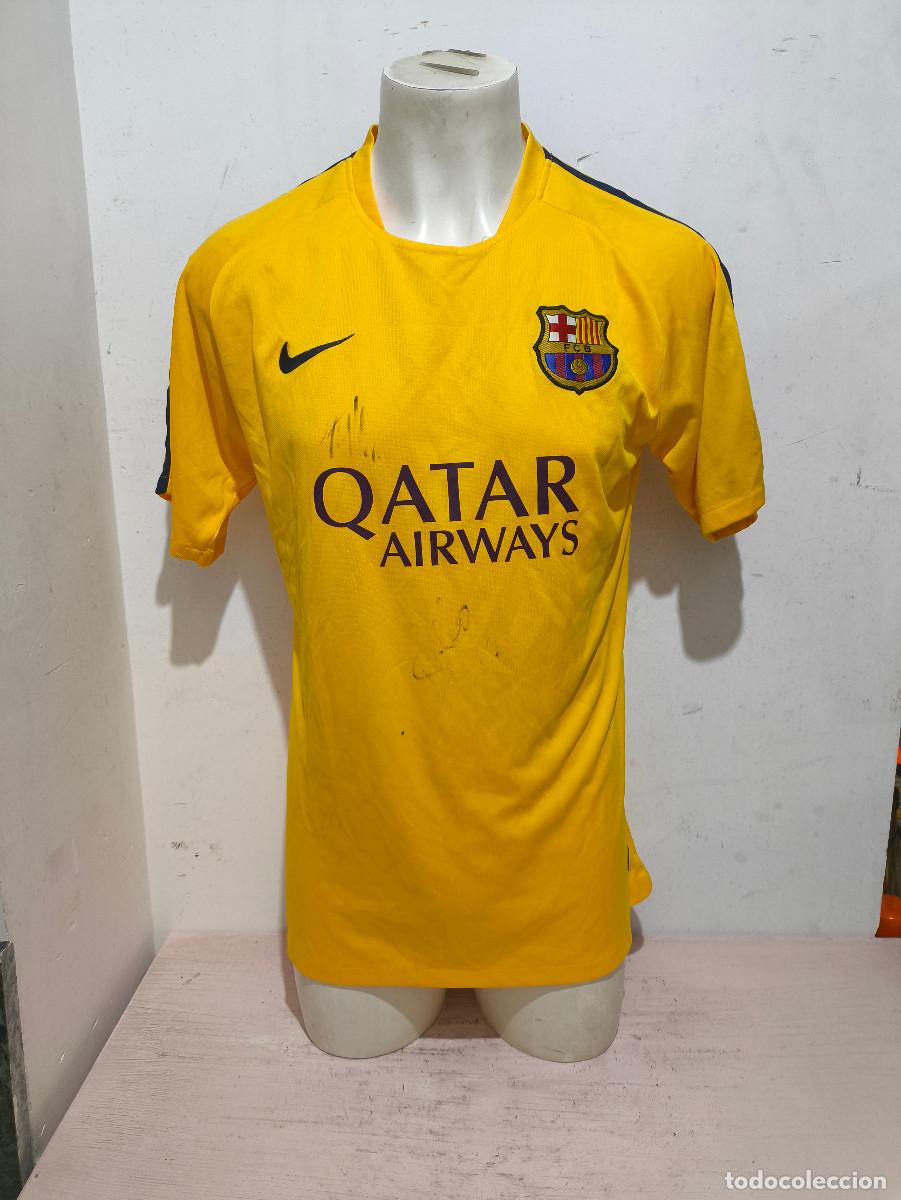 Coleccionismo deportivo: FC barcelona SIgned players camiseta futbol football shirt xl 57cts