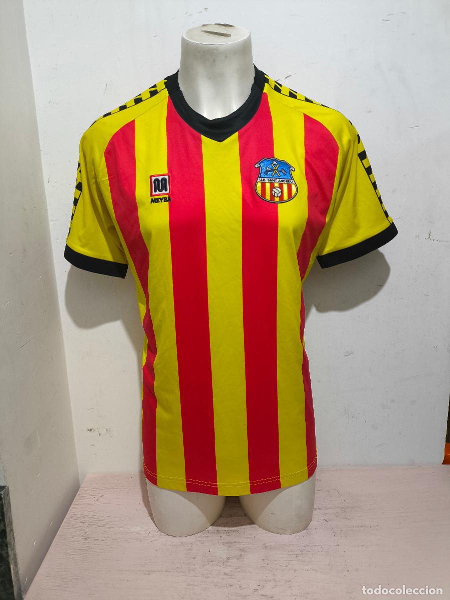 Coleccionismo deportivo: UE Sant Andreu match worn camiseta futbol football shirt L 59cts catalunya meyba