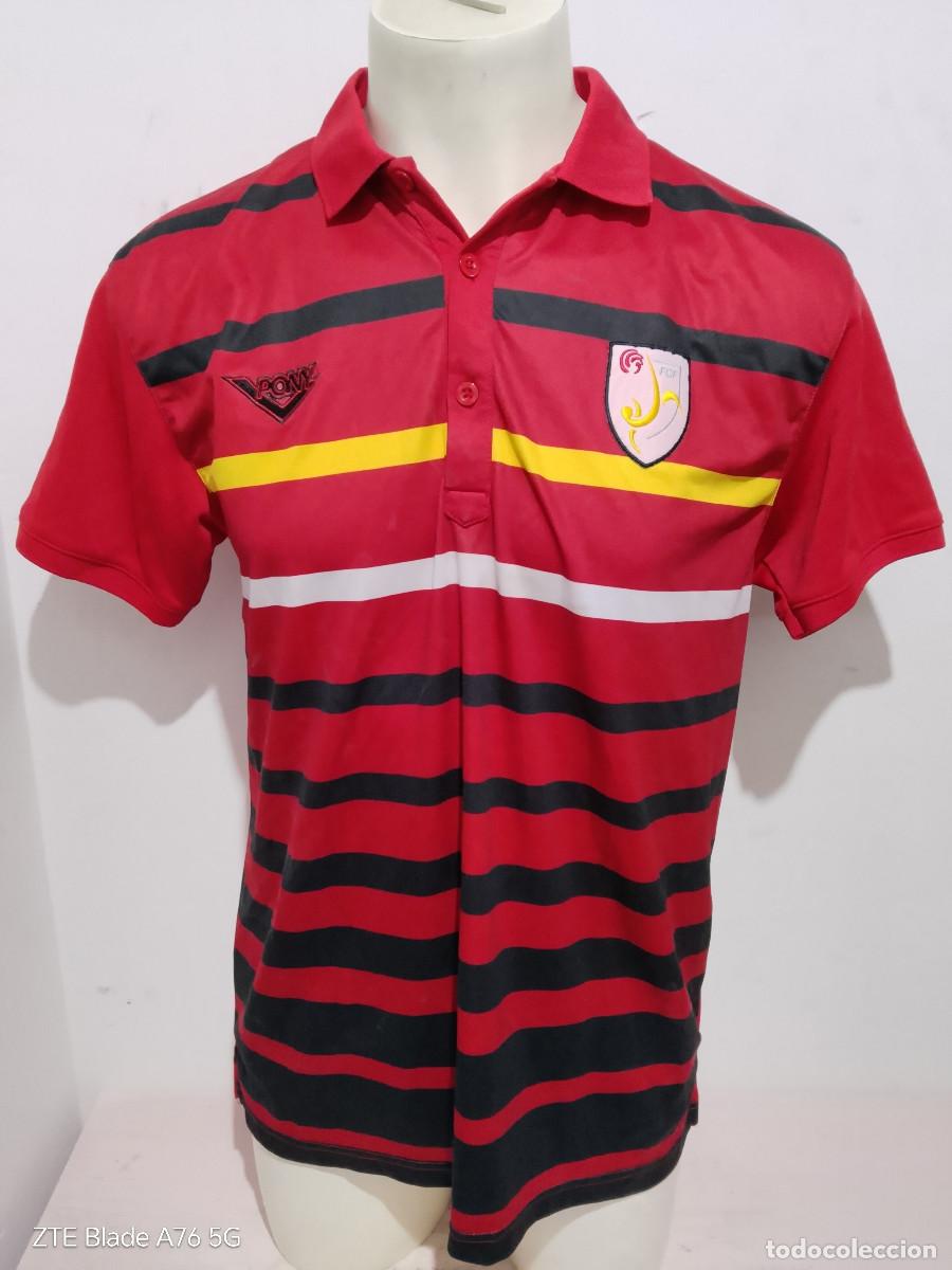 Coleccionismo deportivo: Catalunya polo entrenamiento camiseta futbol seleccion football shirt L 56cts