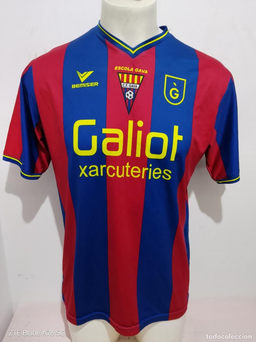 Coleccionismo deportivo: CF Gava camiseta futbol Barcelona catalunya football shirt M 54cts