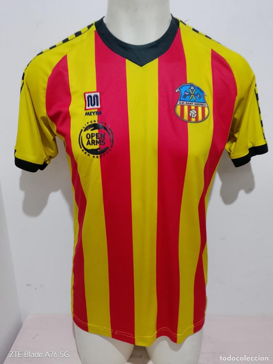 Coleccionismo deportivo: UE Sant Andreu match worn camiseta futbol football shirt senyera catalunya M 54cts