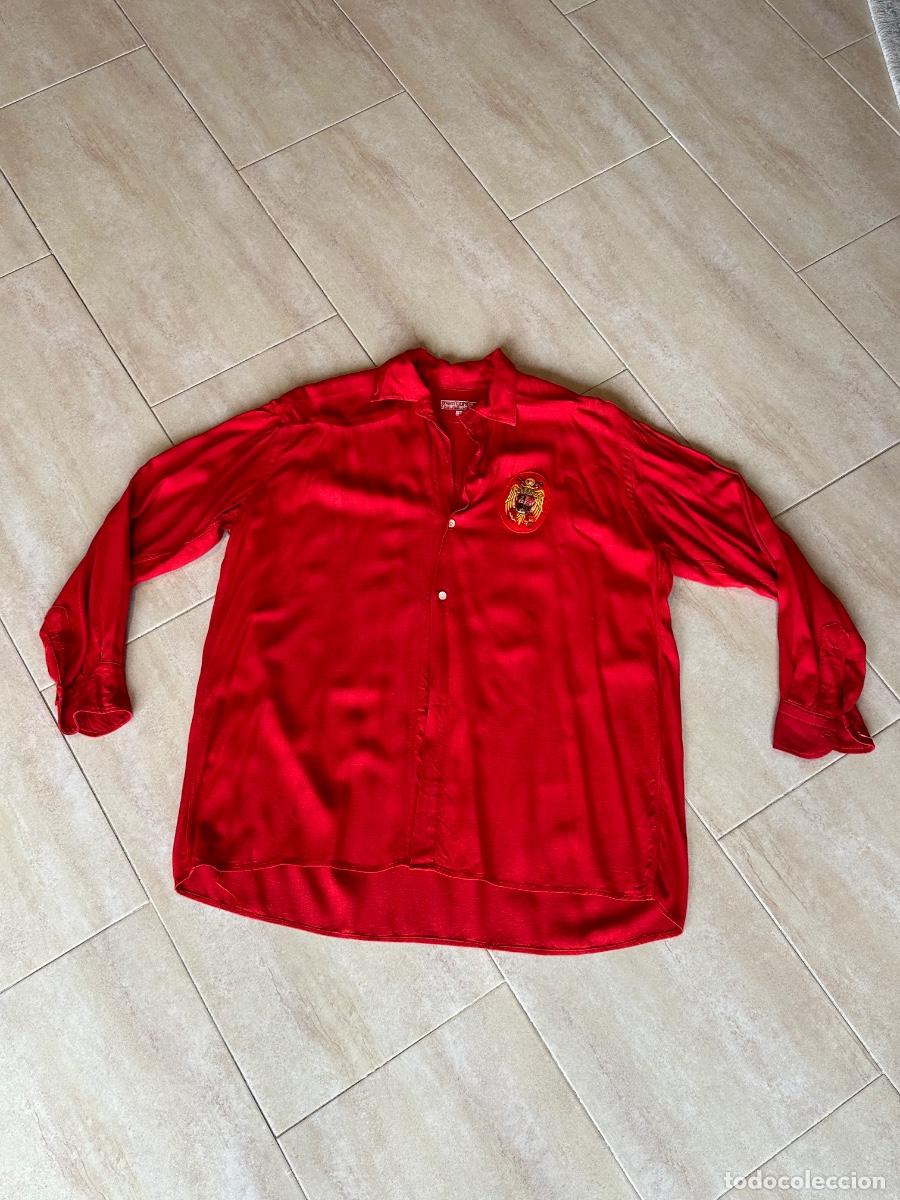 Coleccionismo deportivo: Lote de camiseta y chaqueta match-worn de la Selecci&oacute;n Espa&ntilde;ola Amateur 1955
