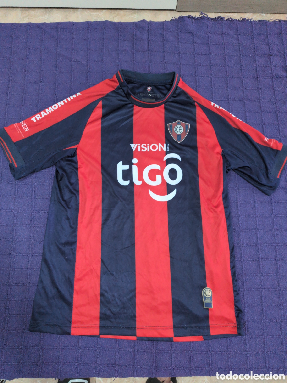 Sammelleidenschaft Sport: Camiseta de futbol del Cerro Porte&ntilde;o de Paraguay. Temporada 2014.
