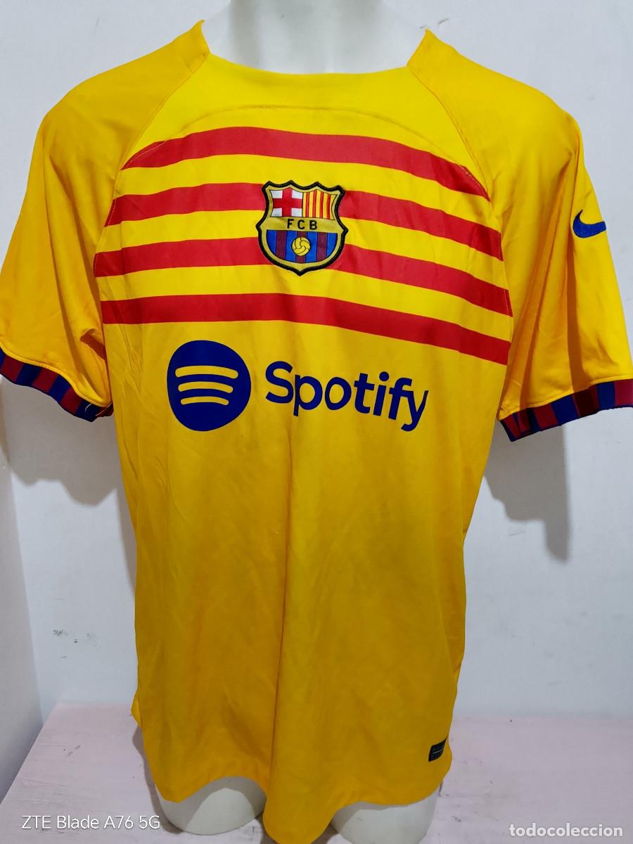 Coleccionismo deportivo: FC Barcelona camiseta futbol football shirt senyera catalunya xxl 59cts