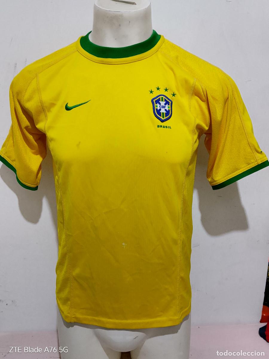 Coleccionismo deportivo: Brasil camiseta futbol seleccion football shirt S 52cts