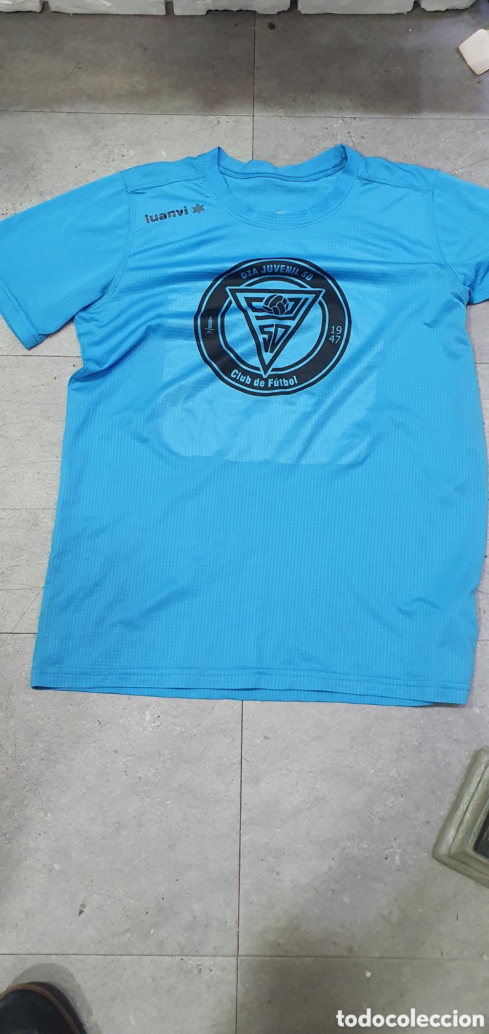 Sammelleidenschaft Sport: Camiseta f&uacute;tbol Oza Juvenil La Coru&ntilde;a. (L139)