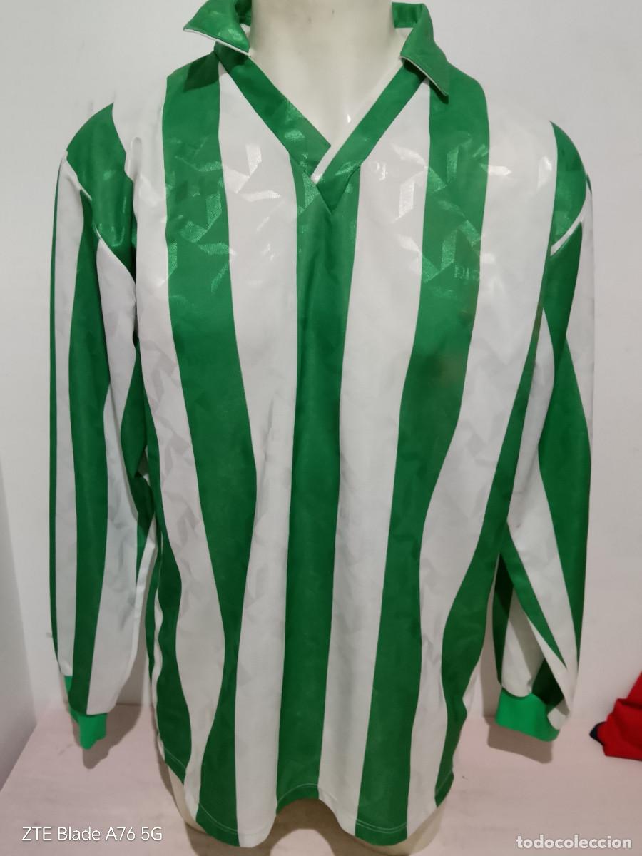 Coleccionismo deportivo: Efa vintage 1990 Verdiblanca camiseta futbol football shirt match worn L