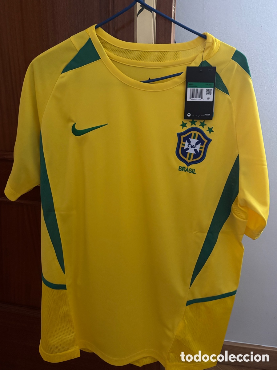 Coleccionismo deportivo: Camiseta Nike Seleccion Brasil 2002