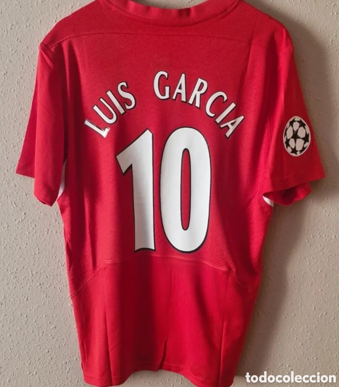 Coleccionismo deportivo: Camiseta Liverpool temporada Campeones de Champuons