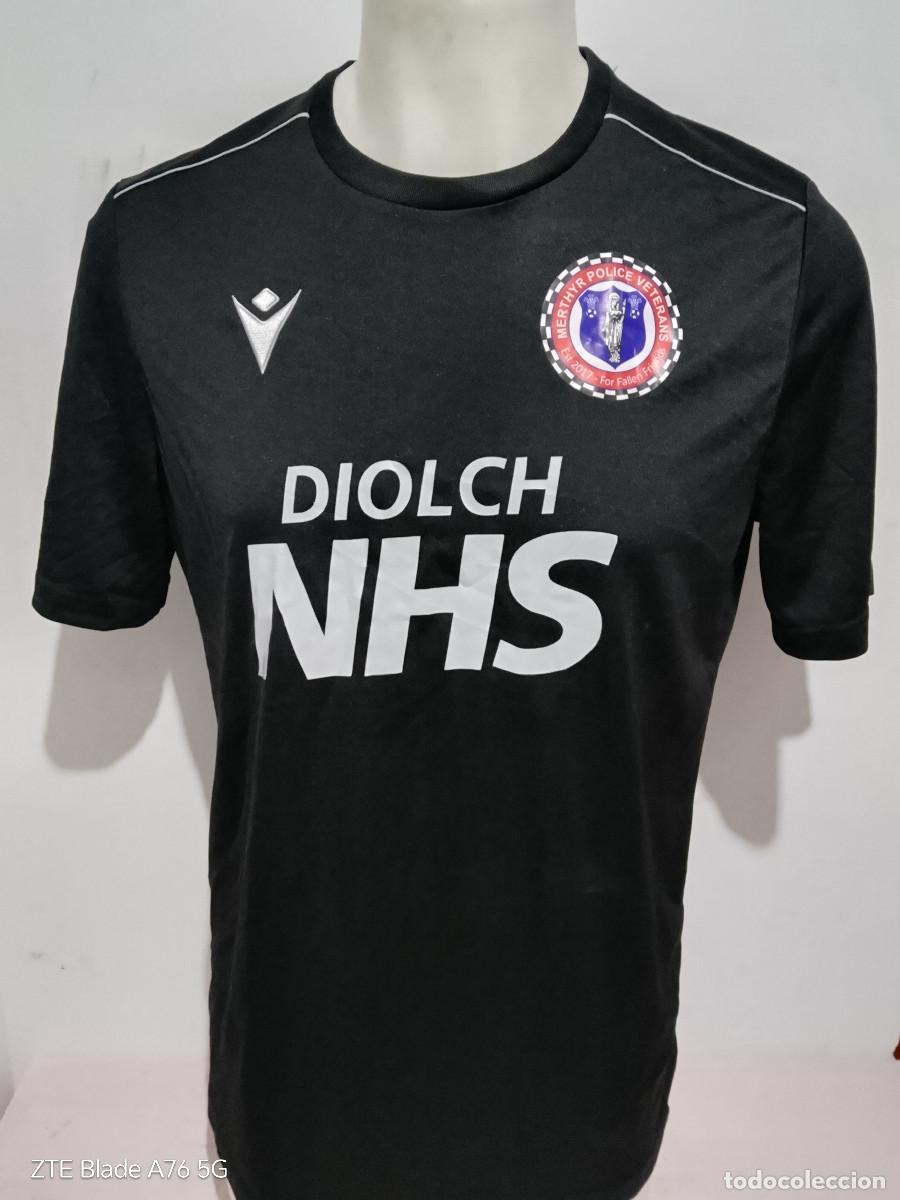 Coleccionismo deportivo: Merthyr Police Veterans Wales football shirt camiseta futbol xl 56cts