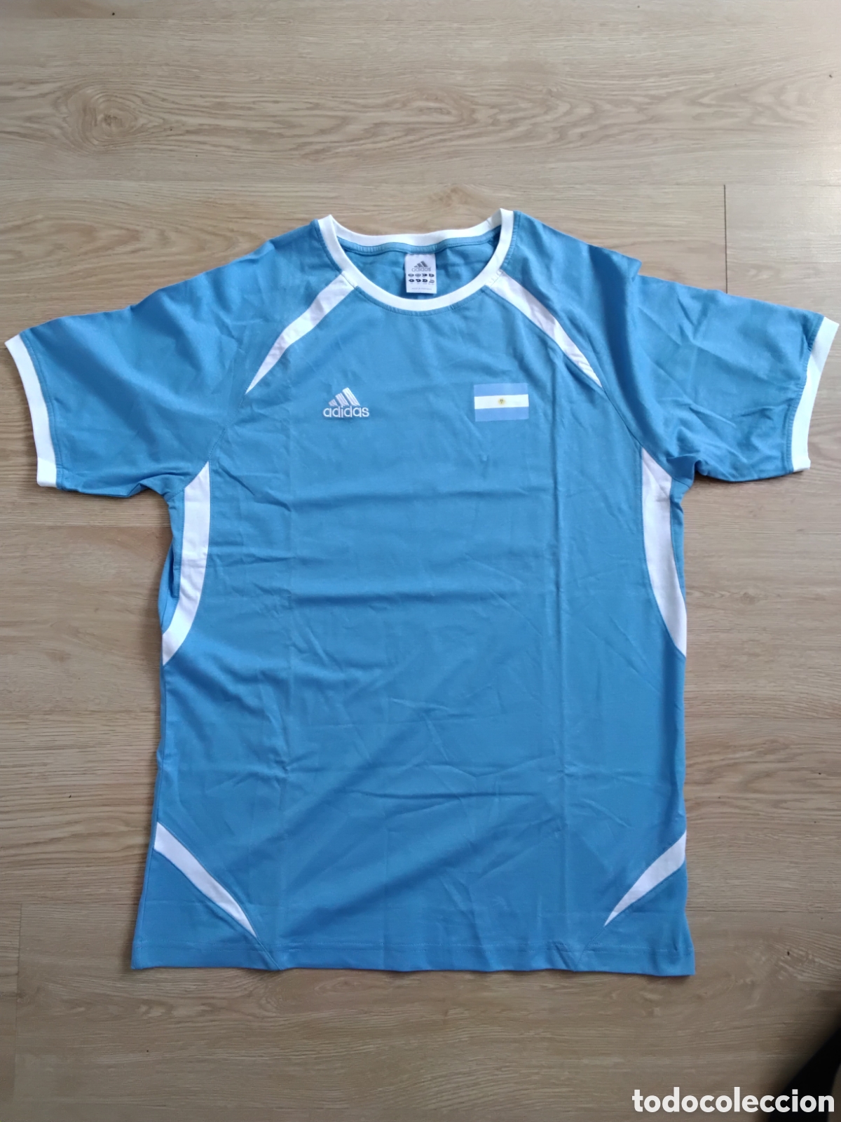 Coleccionismo deportivo: Camiseta Argentina Adidas Messi 10 - Original Vintage