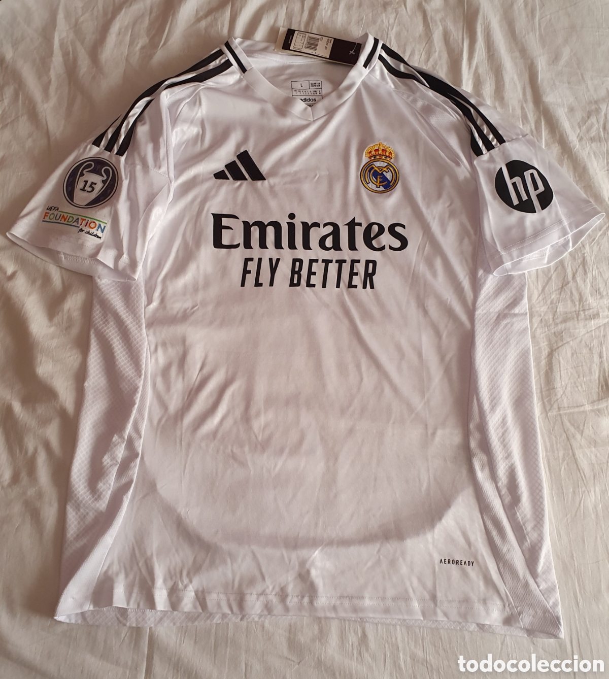 Coleccionismo deportivo: Camiseta primera equitaci&oacute;n Real Madrid 2025-2026. Sin estrenar. Oficial