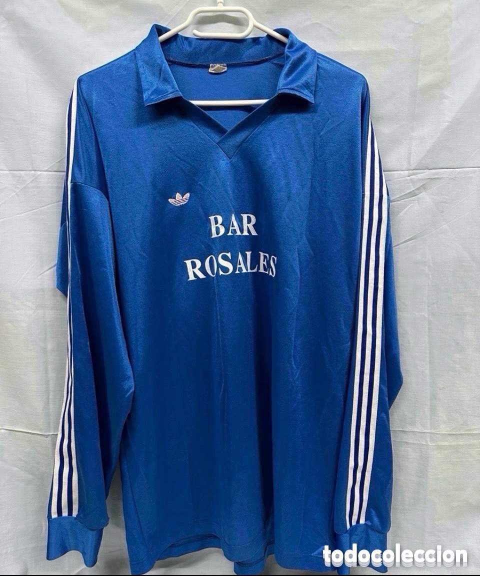 Coleccionismo deportivo: Antigua Camiseta De Futbol BAR ROSALES TALLA -L- Adidas vintage
