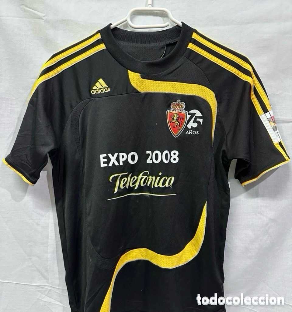 Coleccionismo deportivo: Antigua Camiseta Futbol Club Real ZARAGOZA EXPO 2008 TALLA -XS-