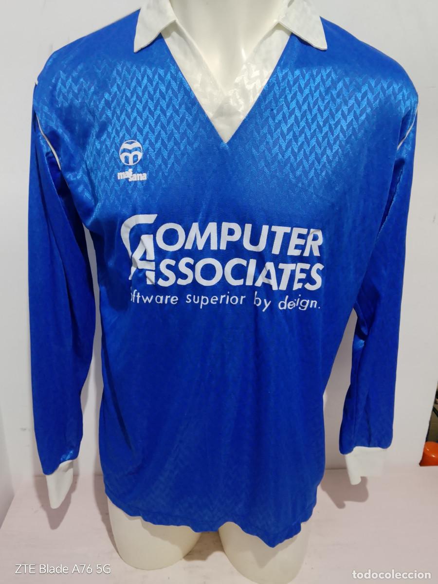 Coleccionismo deportivo: massana vintage match worn 1990 team camiseta futbol football shirt xl game computer sofware